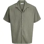 Jack & Jones Jjeharrison Resort Shirt Ss Sn - Khaki green - S
