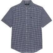 Superdry for man. M4011108A Preppy Poplin Shirt blue (L), Casual, Cotton, Short sleeve