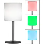FHL Easy! LED-aurinkopöytälamppu Lesina hiekan/valkoinen Lesina, himmennettävä, Musta, Metalli, Moderni