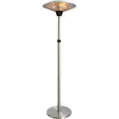 NSH Nordic Terassilämmitin Lattiamalli Säädettävällä Jalalla 900/1200/2100 W, Ha, Hopea
