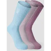 ICANIWILL Training Socks 3-pack Blue/Pink/Petalpink