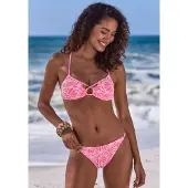 Venice beach Bikinitoppi vaaleanpunainen / valkoinen