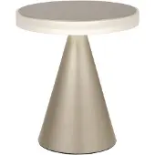 FABAS LUCE Led pöytävalaisin Neutra, himmennettävä, Messinki/kulta, Makuuhuone, Metalli, Moderni
