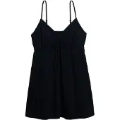 Superdry for woman. W8011958A Navy textured mini dress with straps (XS), Casual, Cotton, Sleeveless / Straps