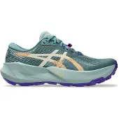 Asics Women's Trabuco 14 Foggy Teal/radiant Amethyst Juoksukengät 38
