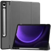 SKALO Samsung Galaxy Tab S10 Lite Trifold Kotelo - Harmaa