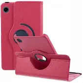 SKALO Samsung Galaxy Tab A11 360 Litchi Kotelo - Cerise