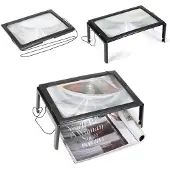 Benson Loupe - Bellson - A4 - LED 4X - Musta - Suurennos 3X