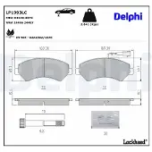 Delphi Jarrupalasarja (4kpl), levyjarru LP1993LC