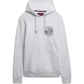 Superdry for man. M2014500A Lo-Fi Dockside White Hoodie (L), Casual, Cotton
