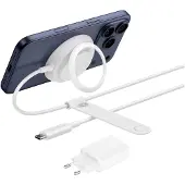 Belkin UltraCharge magneettinen langaton Qi2-laturi 25 W, valkoinen