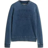 Superdry for man. M2014237A Cutters And Makers sweatshirt blue (M), Casual, Cotton