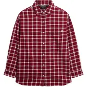 Superdry for woman. W4010500A Flannel shirt red (XXS), Casual, Cotton, Long sleeve