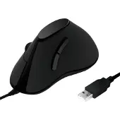 Logilink ID0158, Oikeakätinen, Optinen, USB A-tyyppi, 1000 DPI, Musta