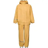 CeLaVi Basic Rainwear Set -Recycle Pu - Yellow - 80