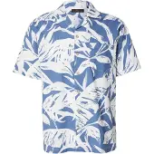 Jack & jones Premium Paita 'JPRBLUBAHAMAS' sininen / valkoinen