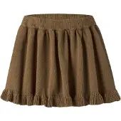 Lil´ Atelier Nmfkopa Knit Skirt Lil - Brown - 116