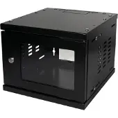 Logilink W06Z33B, Seinään asennettava laitekehikko, 4U, 20 kg, 6 kg, Musta