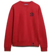 Superdry for man. M2014491A Merchant sweatshirt red (XL), Casual, Cotton