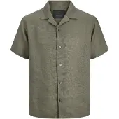 Jack & Jones Blalawrence Linen Resort Lyhythihainen Paita