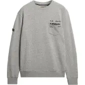 Superdry for man. M2014294A Utility Loose sweatshirt grey (XXL), Casual, Cotton