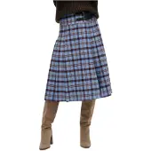 Superdry Check Pleated Midipituinen Hame