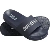 Superdry for woman. WF310185A Flip flops with Code navy logo (40/41), Flat, None, Casual, Beachwear