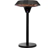 Hortus Terassilämmitin, Pöytämalli 'Ufo' 800/1200/2100 W Ha, Musta