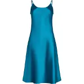 Serena Silueta Mekko 'Below the knee satin slip dress 'Grace'' turkoosi