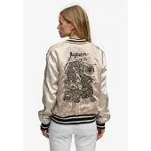 Superdry for woman. W5012091A Suikajan Embroidered Jacket taupe (XL), Casual, Polyester