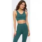 Only Play Onpedda-2 Seam Bra Noos - Green - S