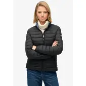 Superdry for woman. W5012067A Fuji Lite Jacket black (L), Casual, Recycled nylon