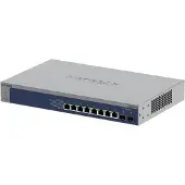 Netgear S3600 Series XS508TM - kytkin - 2+/L3 Lite - älykäs - 8 x 10/25 Gigabit Ethernet + 2 x 10Gb Ethernet SFP+ (uplink) - pöytä, telineasennettava