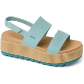 Reef for woman. CJ8788 Water Vista Higher Sandals blue (36), 3 to 5 cm, Velcro, Casual