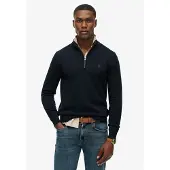 Superdry for man. M6110690A Jesery Essentials marine (M), Black, Casual, Cotton