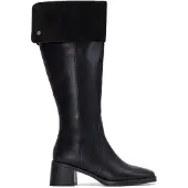 Carmela for woman. 16269102-NEGRO Leather Boots 162691 black (38), 3 to 5 cm, Zip, Casual, Classic