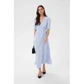 Kaffe Kasadie Wrap Dress - Blue - 46