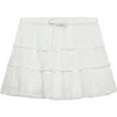 Superdry for woman. W7210424A Tiered skirt white (L), Casual, Cotton