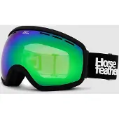 Horsefeathers Knox Black (+Bonus Lens) incl Case Laskettelulasit mirror green Koko Uni