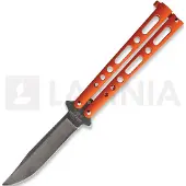 Bear & Son Butterfly Orange Stonewash kääntöveitsi