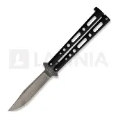 Bear & Son Butterfly Black Stonewash kääntöveitsi