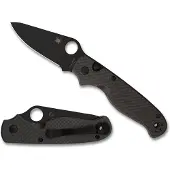 Spyderco ButtonUp Carbon Fiber kääntöveitsi, musta