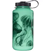 Nalgene 1 L Wm Bottle Glow With Black Jellyfish ONESIZE