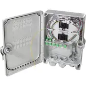 Logilink FB124LC, Harmaa, Akryylinitriilibutadieenistyreeni (ABS), IP55, LC/APC, CE, 192,5 mm