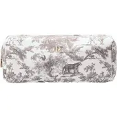 Dark Velvet Tool Pouch Warm Taupe Savannah Pattern