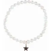 Dark Fresh Water Pearl Bracelet Gold