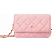 Dark Leather Quilted Mini Bag Pale Rose 1 kpl