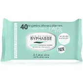 Byphasse Makeup Remover Wipes Aloe Vera Sensitive Skin 40U