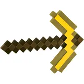 Disguise MINECRAFT Kultainen roolipeli hakku, 40 cm