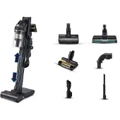 Samsung Jet 95 Complete Extra VS20C9554TK - Pölynimuri - sauva/käsikäyttöinen (2-in-1) - ilman laukkua - johdoton - musta kromi/satiinimusta - 2 akku